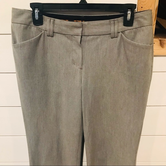 Express editor bootcut trouser pants grey 6r - Picture 8 of 8